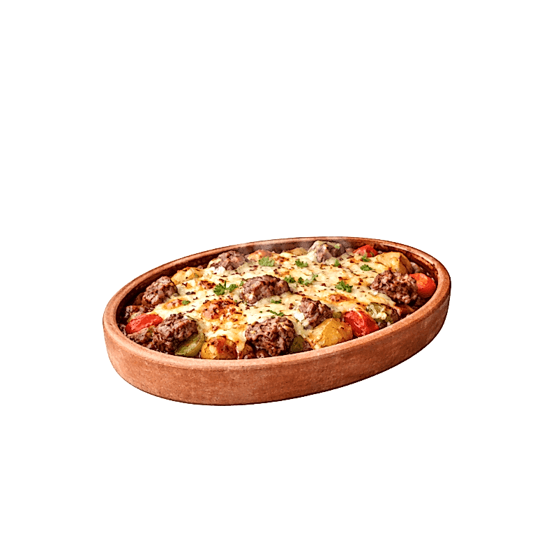 Oval Toprak Güveç